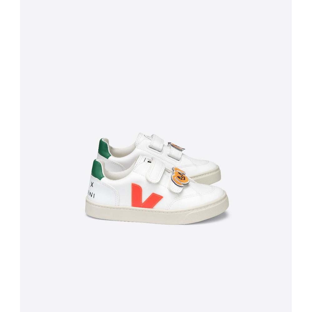 Veja V-12 CWL MINI-RODINI RABBIT Schoenen Kinderen Wit | BE 807SGL